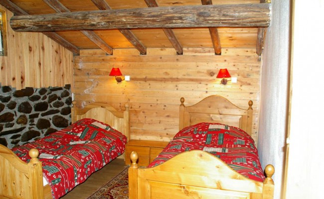 chambre 2 lits ptt chalet